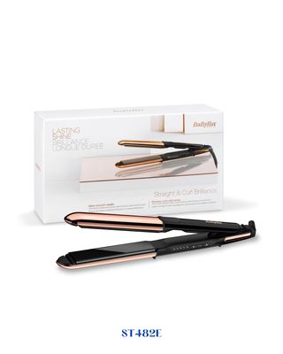 BABYLISS ST482E STRAIGHT &amp; CURL BRILLIANCE 2-IN-1 HAIR STYLER