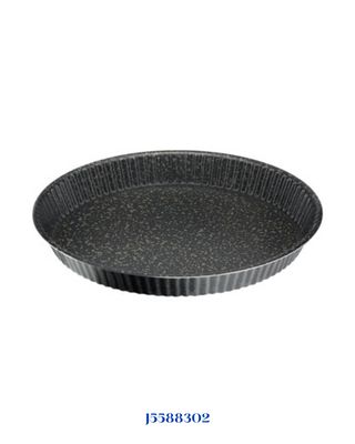 TEFAL BLACK STONE FLUTED TART, 27 CM