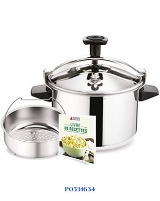 TEFAL AUTHENTIC STAINLESS STEEL PRESSURE COOKER 10L