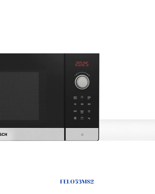 BOSCH  STAINLESS SERIES 2 MICROWAVE 900W-25L -مايكرويف بوش