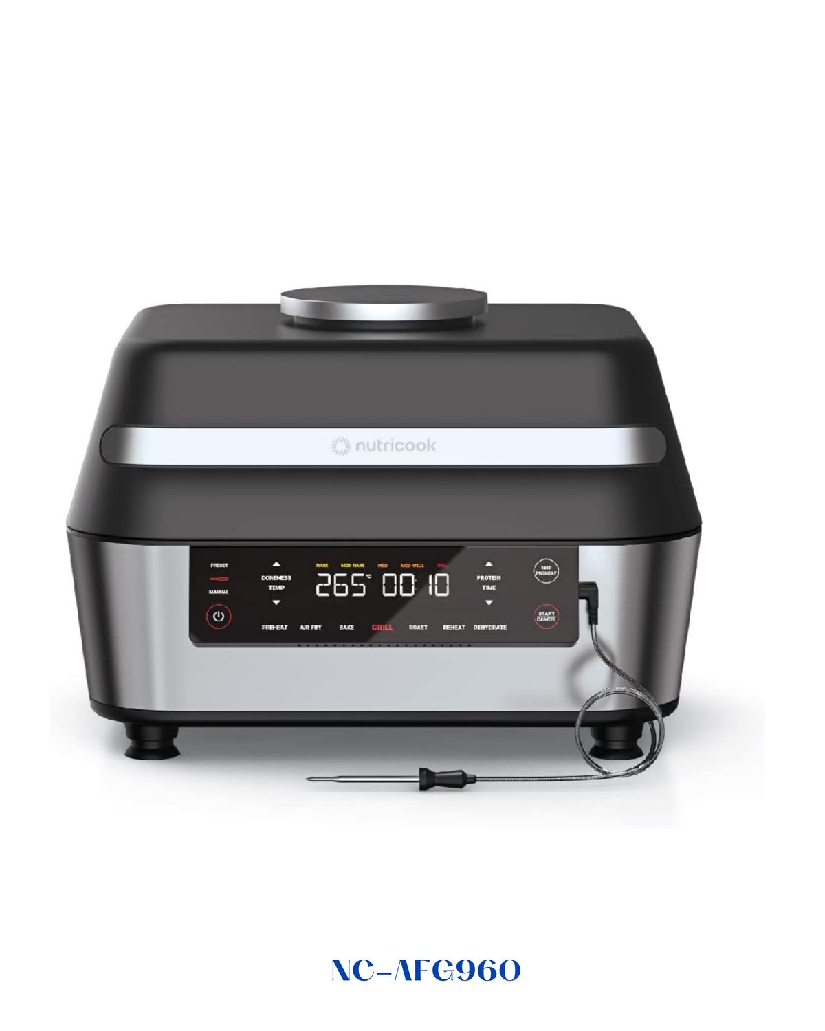 NUTRICOOK SMART AIR FRYER GRILL XL 1760W 8.5L