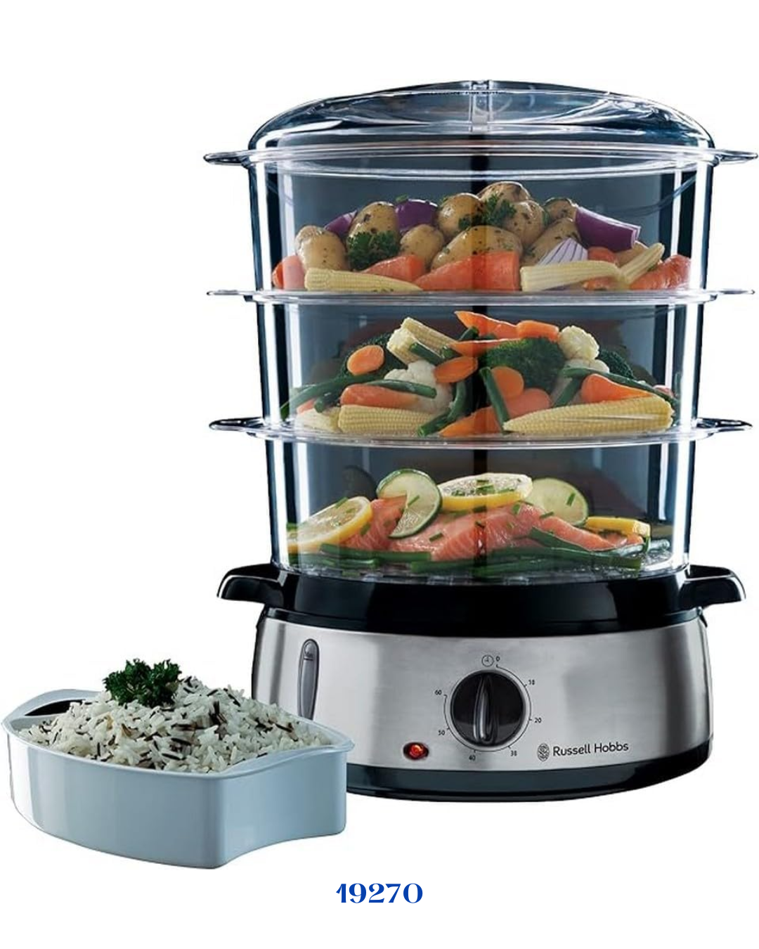 RUSSELL HOBBS COOK&amp;HOME FOOD STEAMER _800W_9L