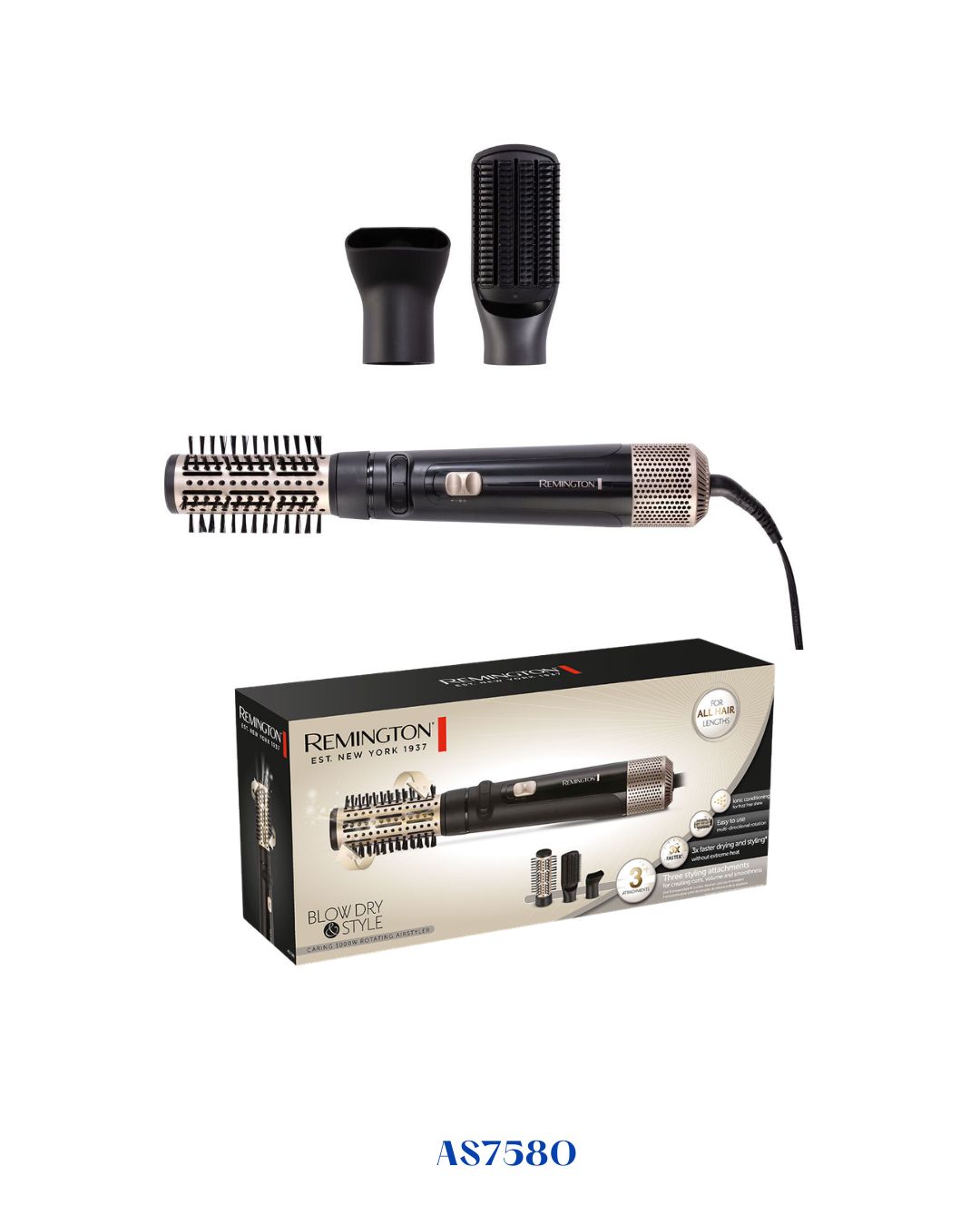 REMINGTON BLOW DRY &amp; STYLE CARING 1000W AIRSTYLER