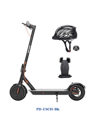 PORODO ELECTRIC SCOOTER 6.6AH WITH HELMET - BLACK
