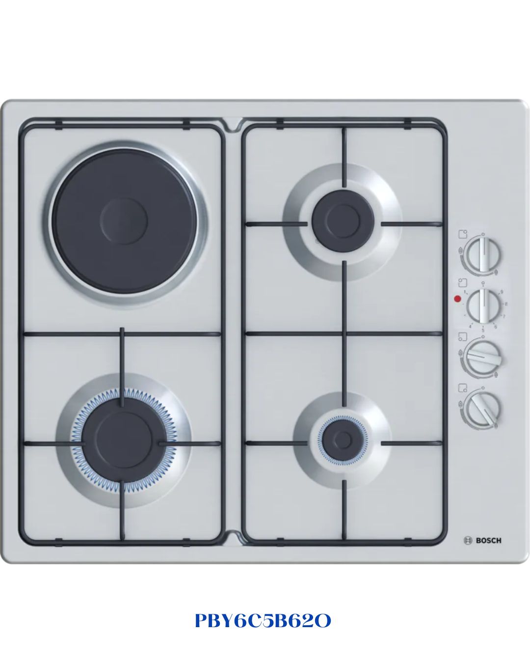 BOSCH SERIE 2 BUILT-IN 60 CM MIXED HOB 3 GAS  1 ELECTRIC