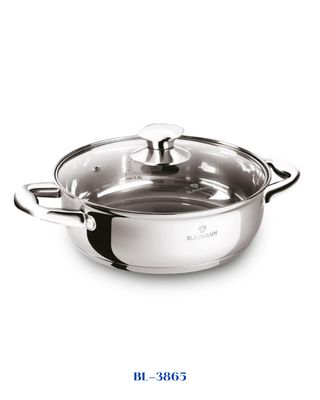 BERLINGER HAUS SHALLOW POT WITH LID 22CM