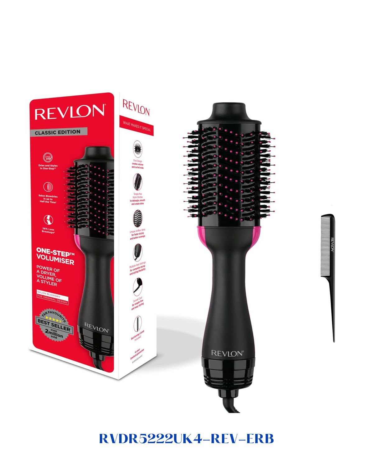 REVLON SALON ONE-STEPTM BLOWER AND VOLUMIZING BRUSH