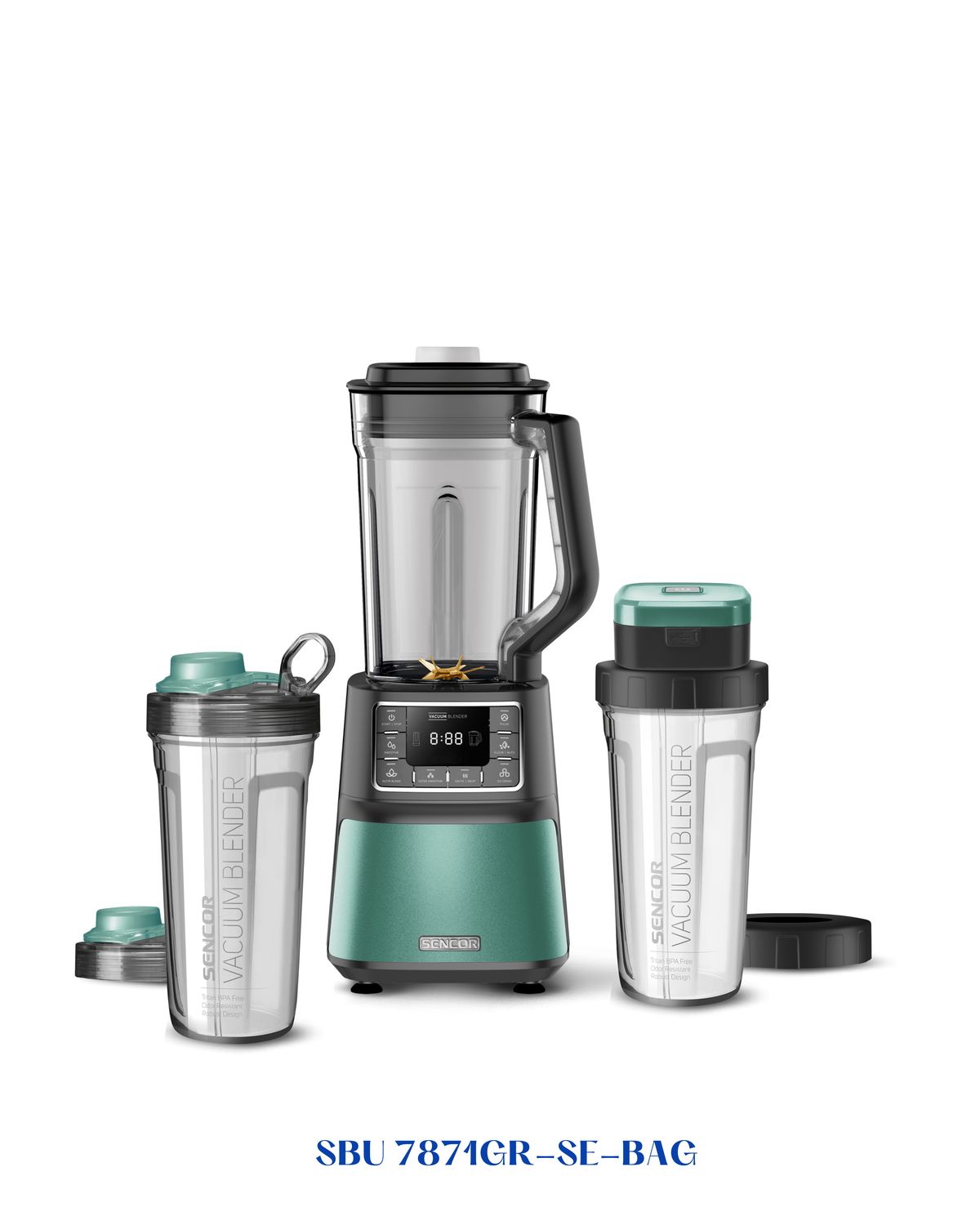 SENCOR AUTOMATIC VACCUM SUPER BLASTIC BLENDER 1500W-1.5L