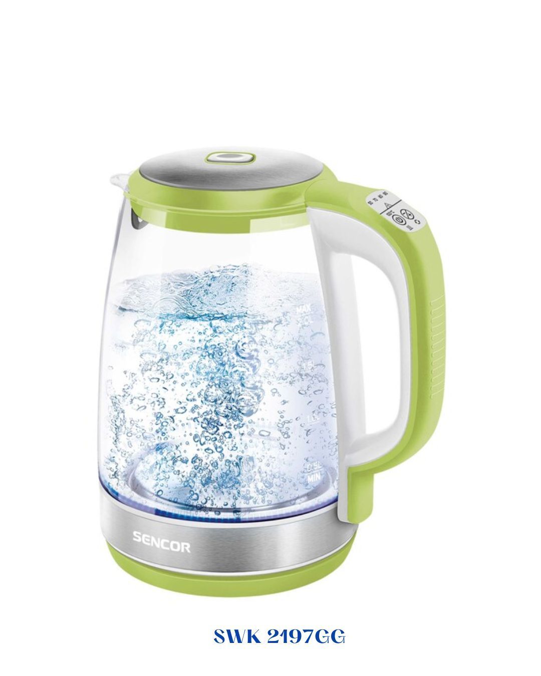SENCOR VARIABLE TEMPERATURE ELECTRIC KETTLE 2200 W 2 L