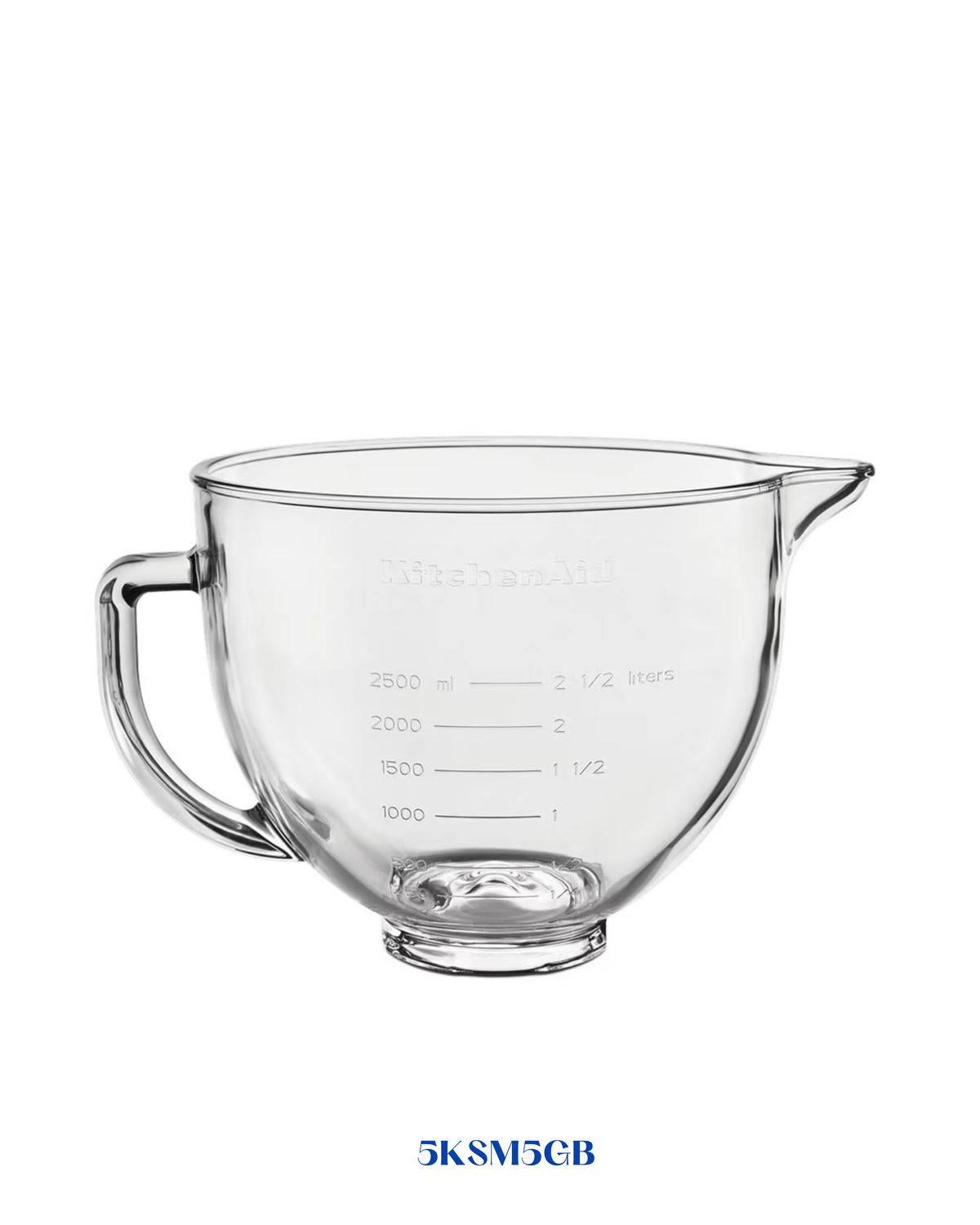 KITCHENAID GLASS MIXING BOWL 4.7 L