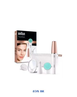 BRAUN FACESPA 3-IN-1 FACIAL EPILATOR SONIC CLEANSING VITALIZING MASSAGE