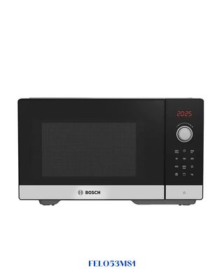 BOSCH Series 2 Freestanding Microwave with Grill 49 x 29 cm Stainless Steel 25L_800W