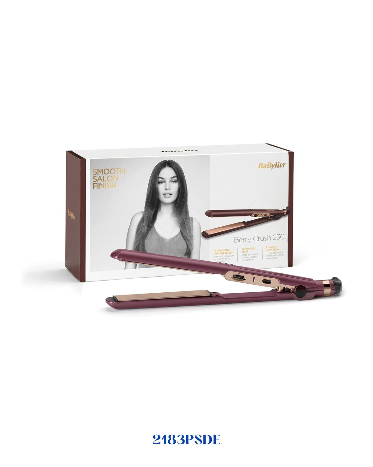 BABYLISS QUARTZ CERAMIC WET AND DRY HAIR STRAIGHTENER