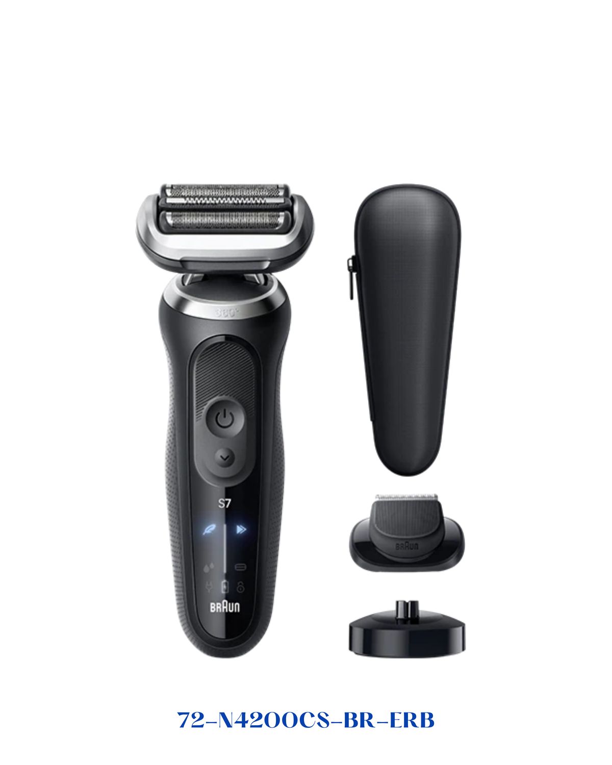 BRAUN SERIES 7 ELECTRIC BEARD SHAVER, WET &amp; DRY