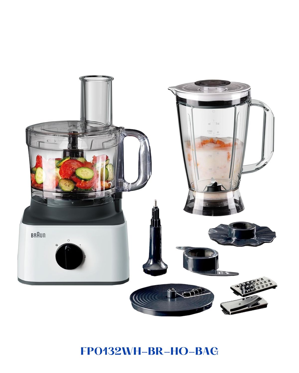 Braun 8-In-1 Food Processor 750W 2.1L