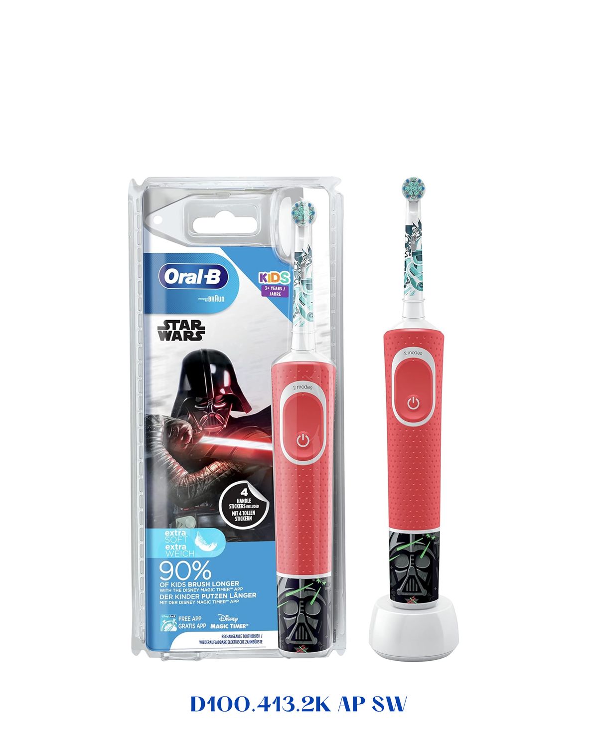 ORAL-B STAR WARS VITALITY RECHARGEABLE ELECTRIC TOOTHBRUSH FOR KIDS