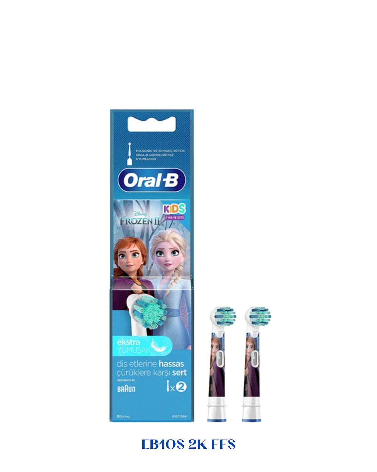 ORAL-B ELECTRIC TOOTHBRUSH HEAD TCCAR FROZEN FFS BRUSHSET