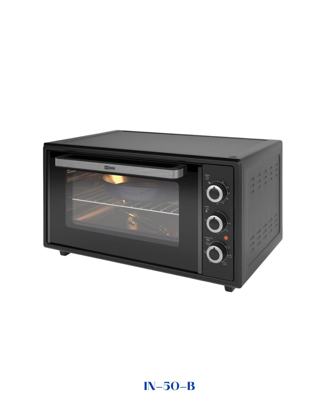 INSIDE ELECTRIC OVEN WITH GRILL, FAN &amp; LIGHT-50L-2000W