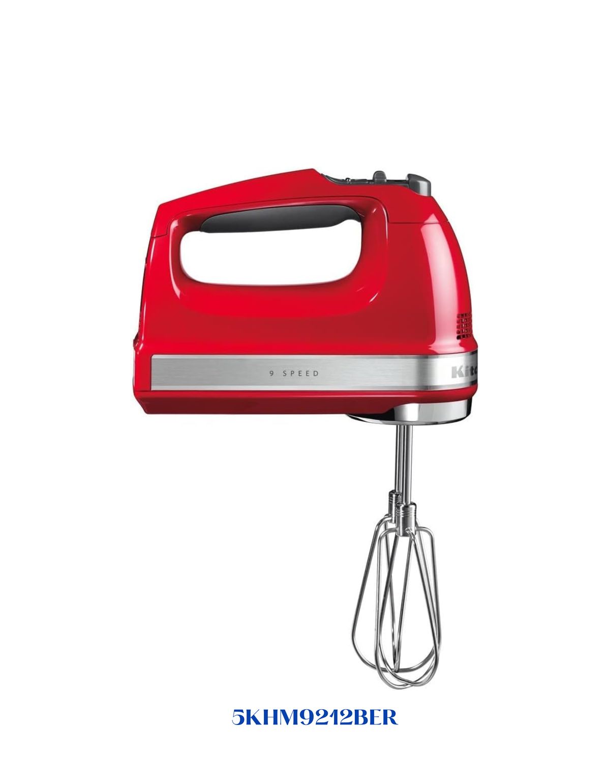 KITCHENAID HAND MIXER 9 SPEED EMPIRE RED