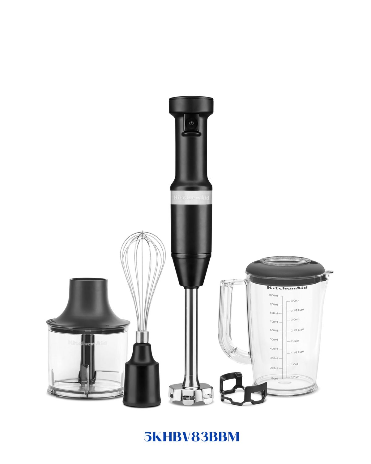 KITCHENAID HAND BLENDER WITH ACCESSORIES 180W 1L