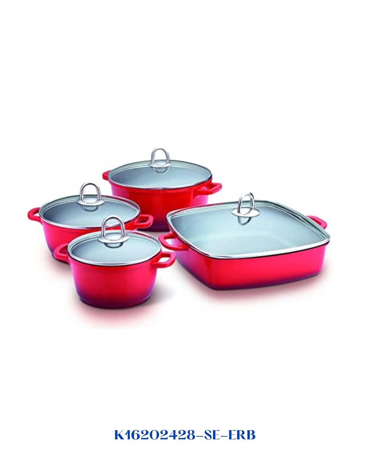 LAMART 8KS CERAMIC COOKWARE SET
