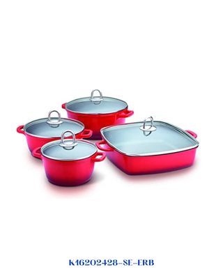 LAMART 8KS CERAMIC COOKWARE SET