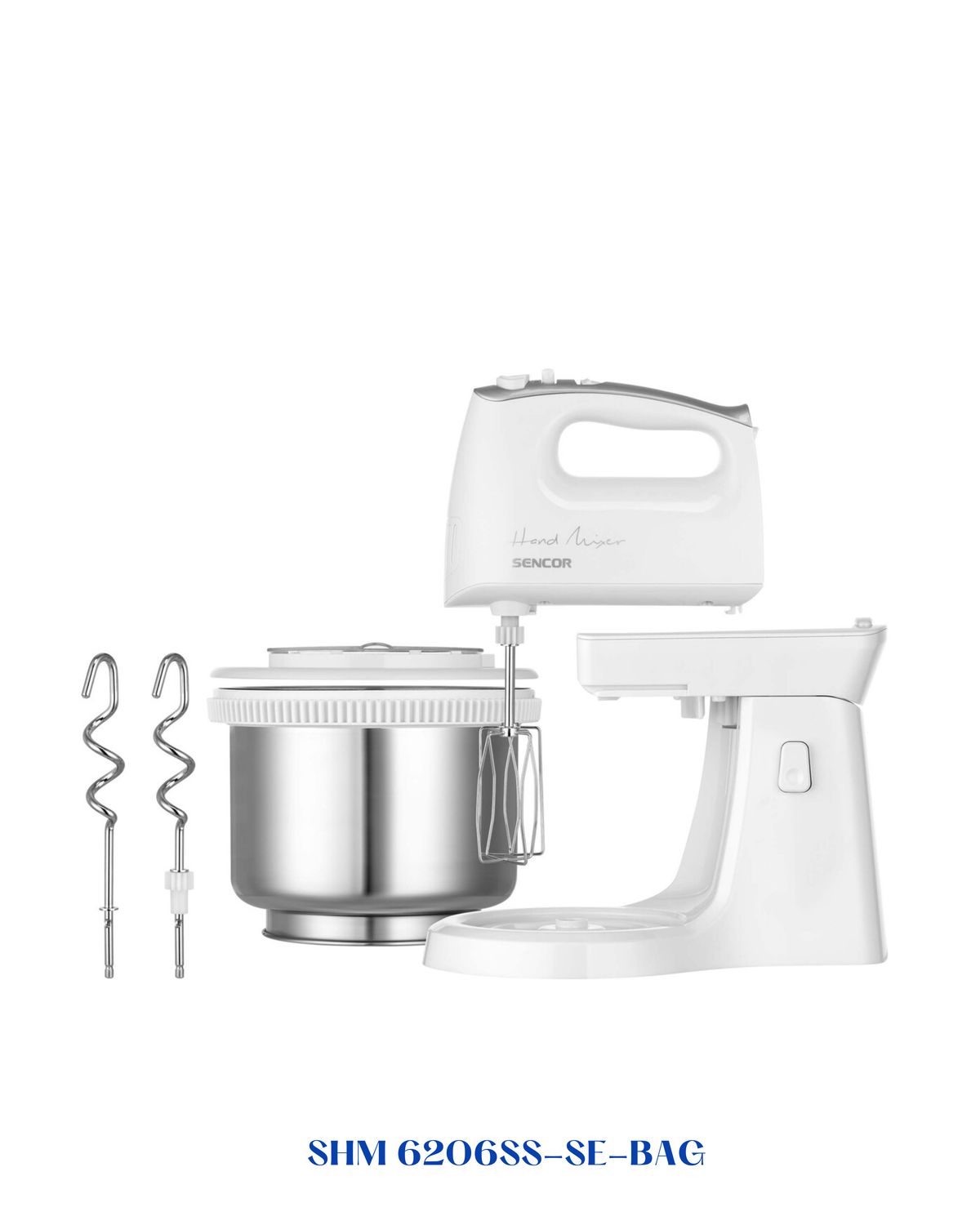 SENCOR HAND MIXER WITH A ROTATING BOWL 500W