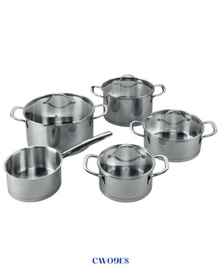 GORENJE COOKWARE SET CW09ES 5-PIECE STAINLESS STEEL