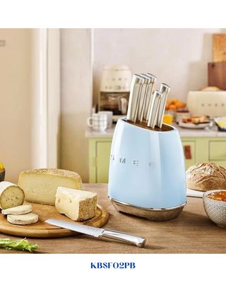 SMEG KNIFE SET 6-PIECE STAINLESS STEEL