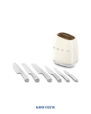 SMEG KNIFE SET 6-PIECE STAINLESS STEEL