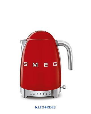 SMEG  STYLE ELECTRIC KETTLE PASTEL RED 1.7L
