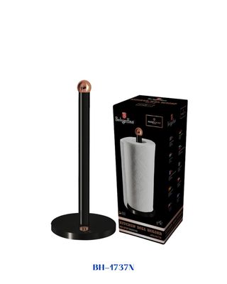BERLINGER HAUS KITCHEN ROLL HOLDER BLACK ROSE (15×34 CM)
