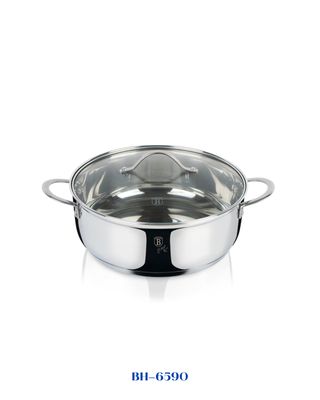 BERLINGER HAUS LOW CASSEROLE WITH LID 28 CM