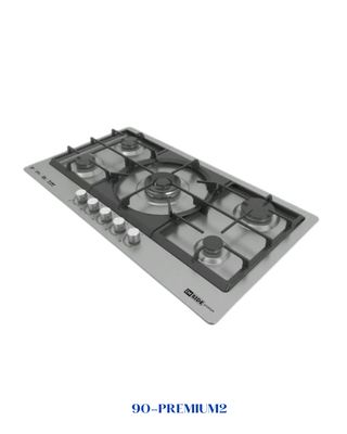 INSIDE PREMIUM BUILT-IN GAS HOB 5 BURNERS 90 CM INOX