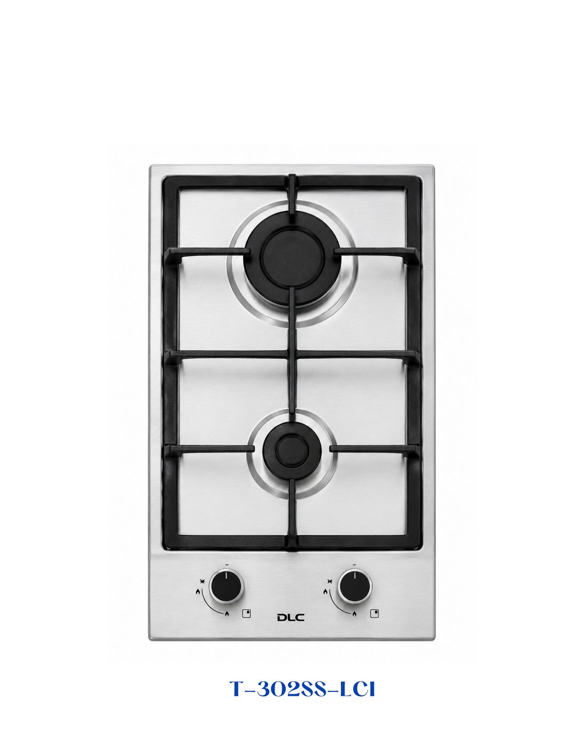 DLC BUILT-IN GAS HOB 30CM – 2 BURNERS