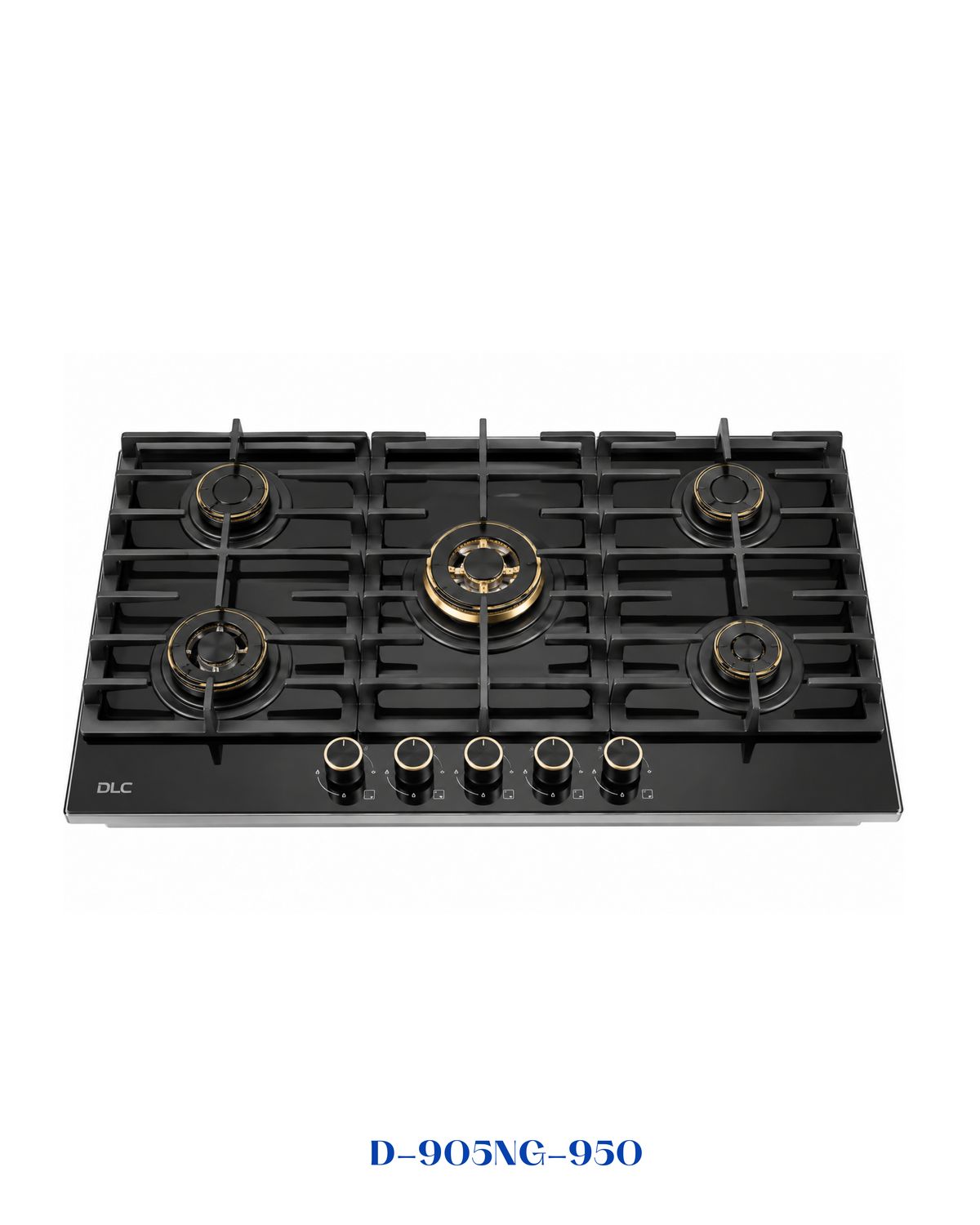 DLC BUILT-IN GAS HOB 90CM 5 BURNERS – NANO GLASS