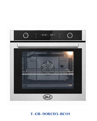 DLC 90cm Built-in Gas Hob – Black Glass