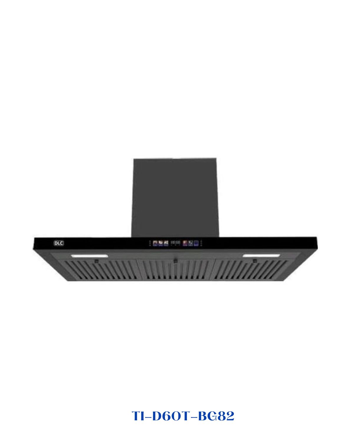 DLC Cooker Hood Matt Black 60cm