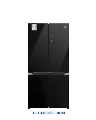 DLC 4-DOOR INVERTER REFRIGERATOR 505L BLACK GLASS