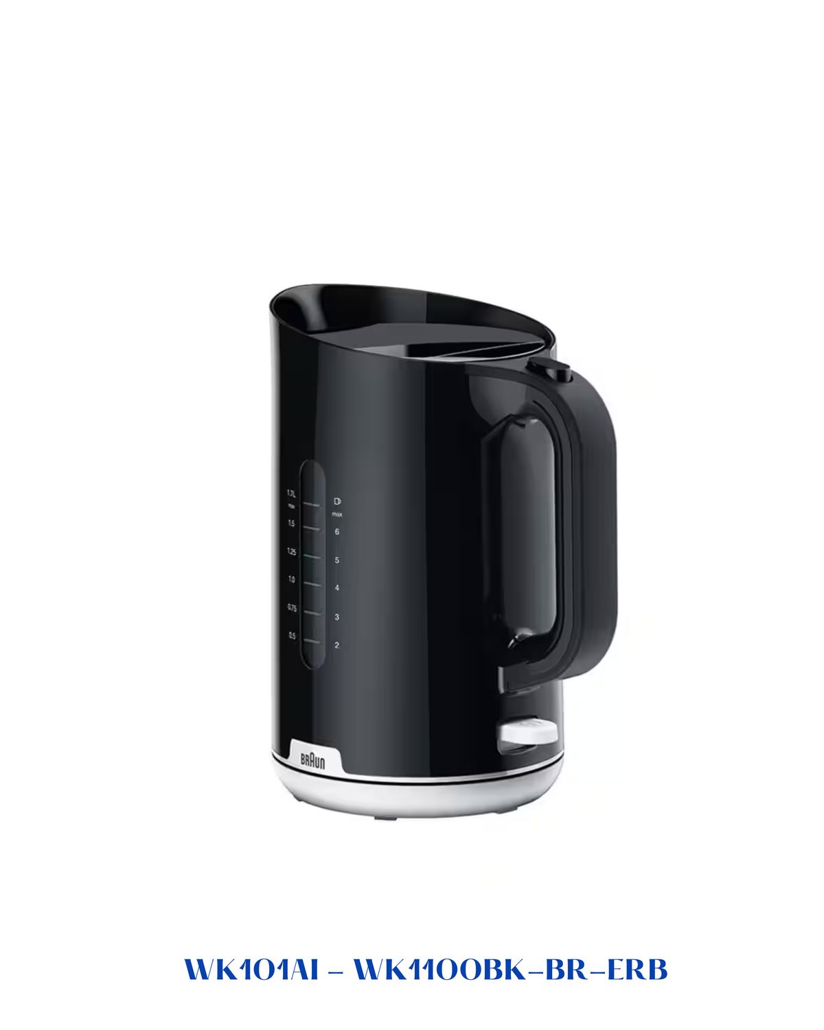 BRAUN BREAKFAST1 WATER KETTLE BLACK 2200W 1.7L