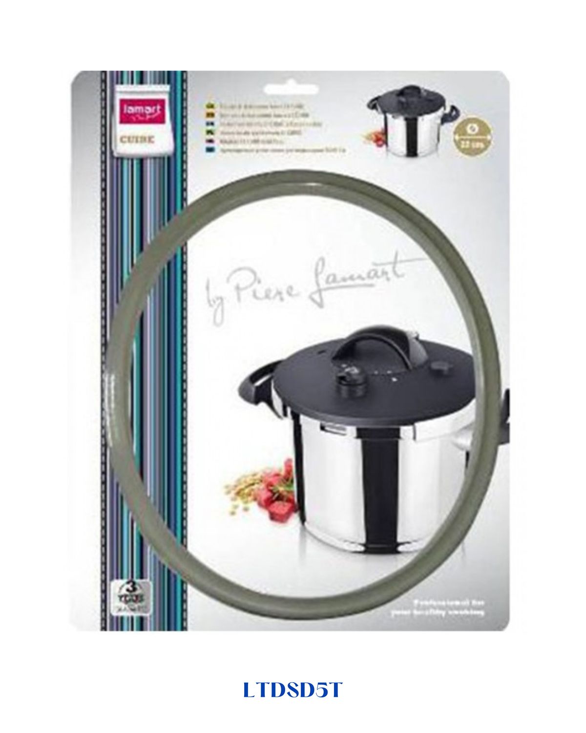LAMART LTDSD5T CUIRE GASKET FOR PRESSURE COOKER 22CM