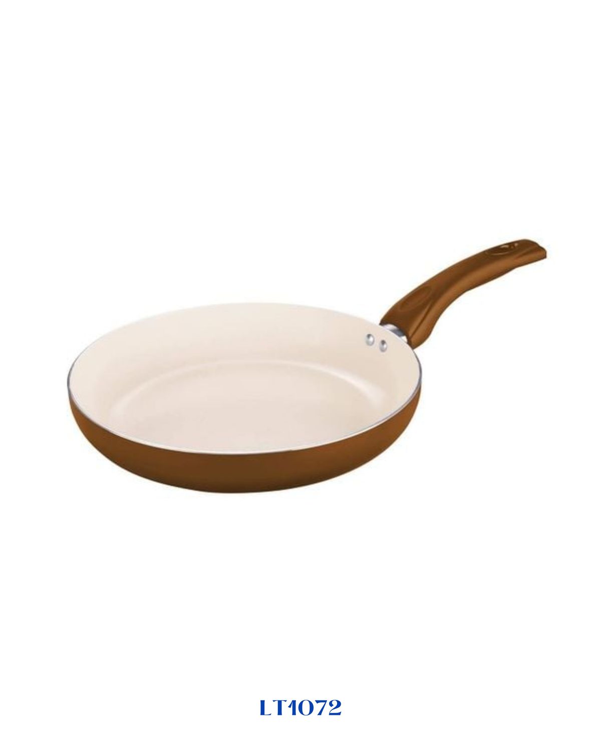 LAMART CERAMIC NON-STICK FRYPAN,BROWN  28 CM