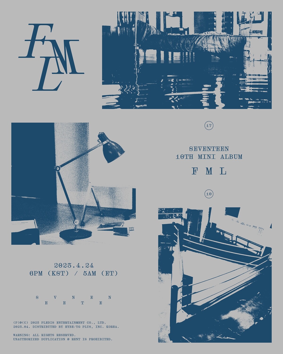 Seventeen 10th Mini Album 'FML'