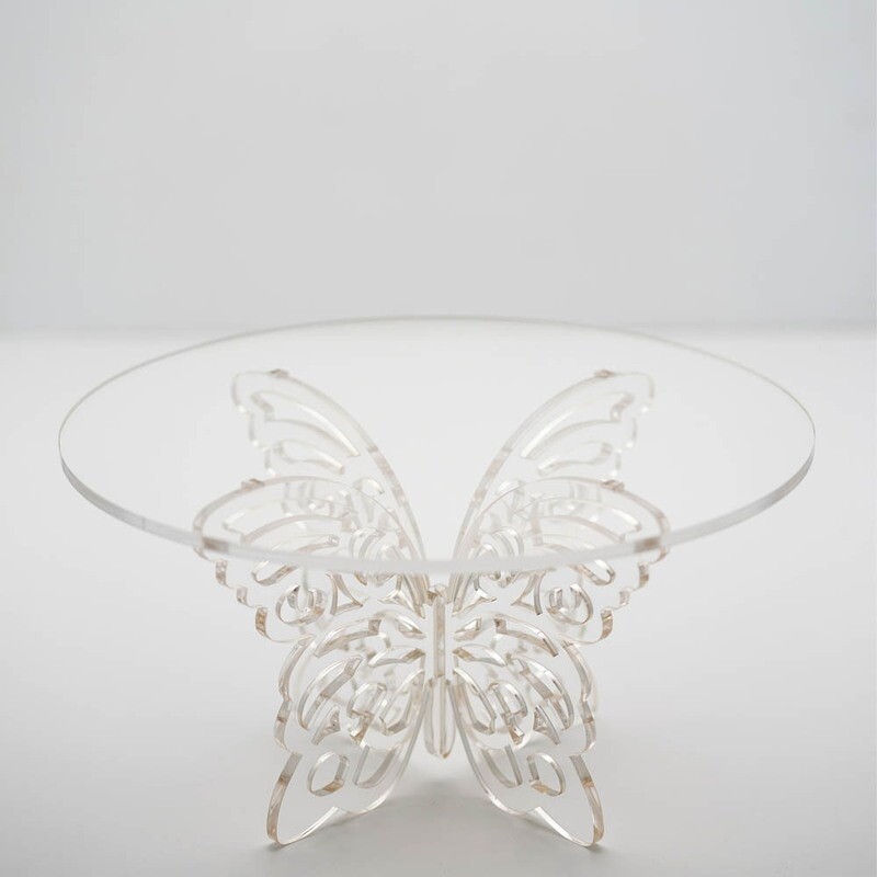 Butterfly Cake Stand - Acrylic