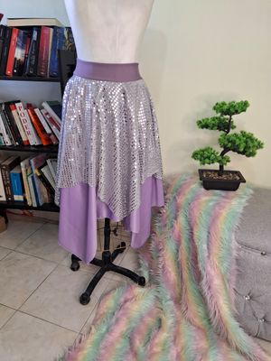 faldas de danza, con lentejuelas