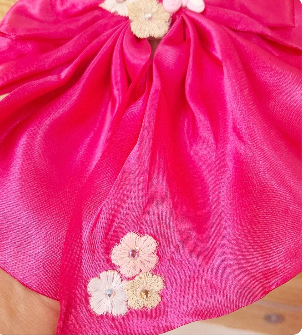 Lazos princesa, fucsia