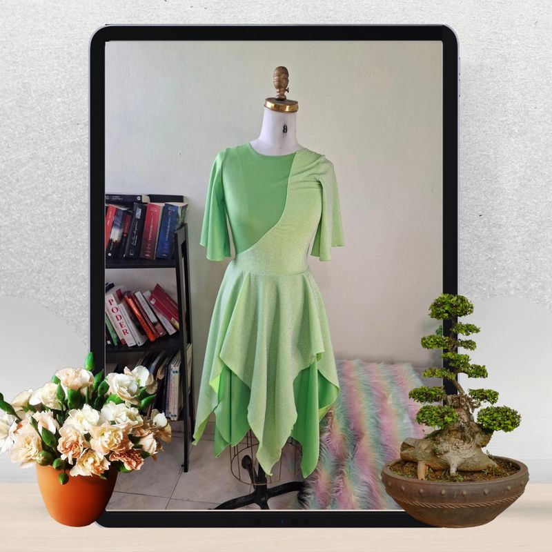 Efod luz en las tinieblas, con glitter