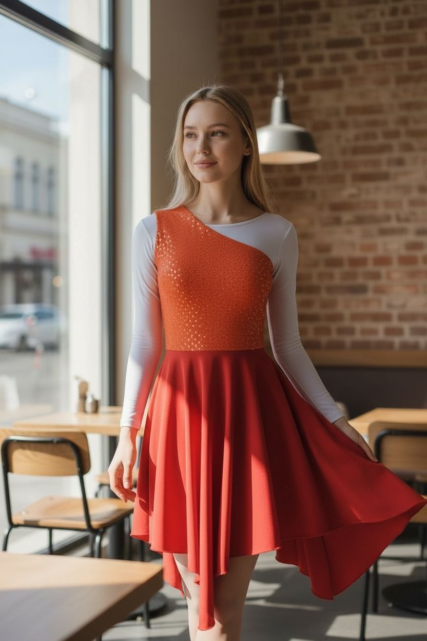 Efod básico, con sobre tela en la blusa.