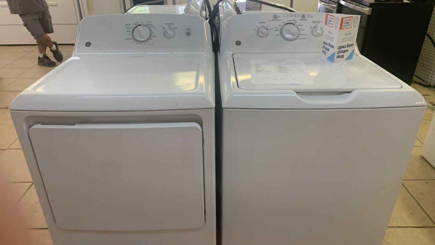 GE LAUNDRY SET