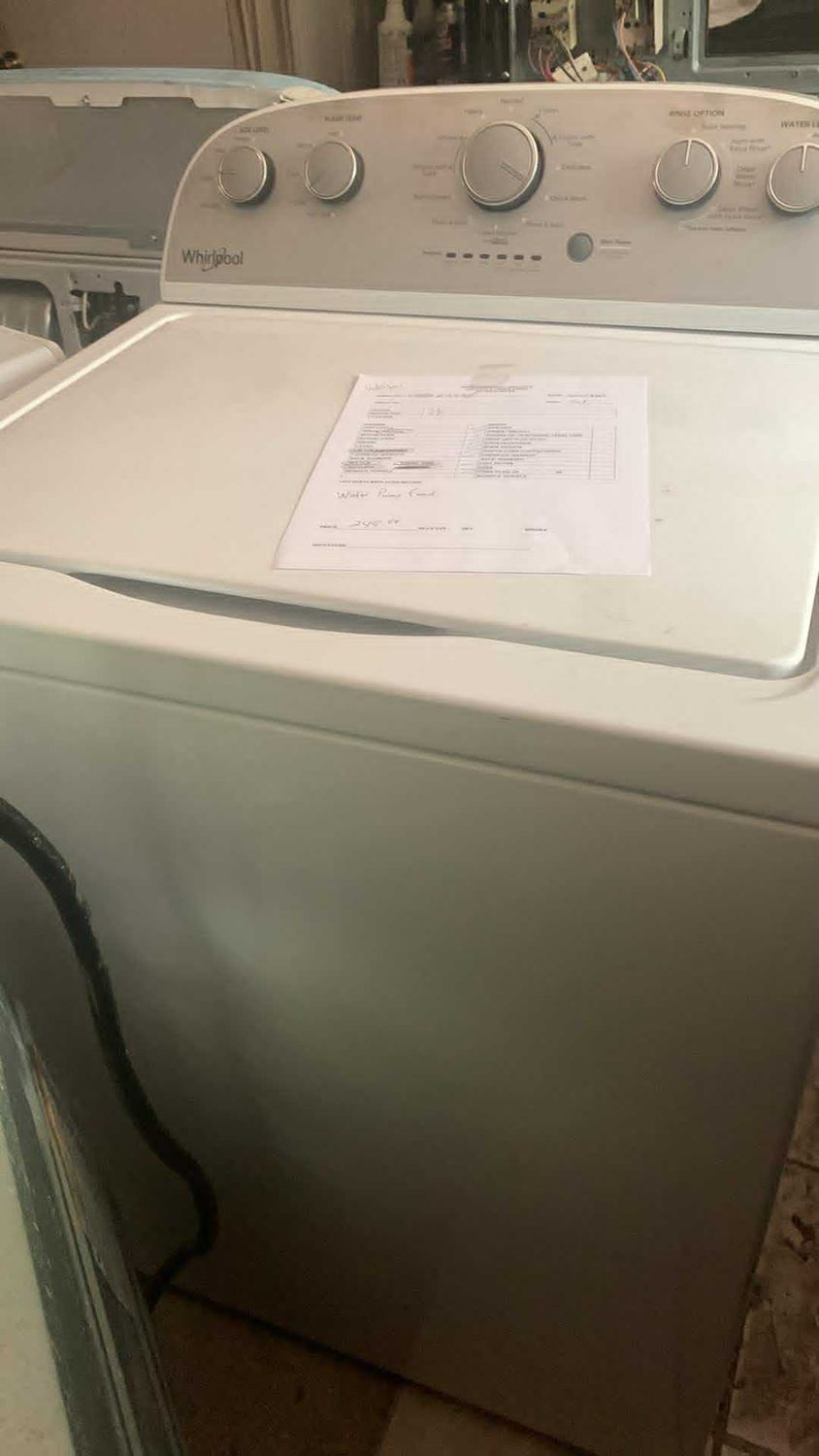 WHIRLPOOL WASHER